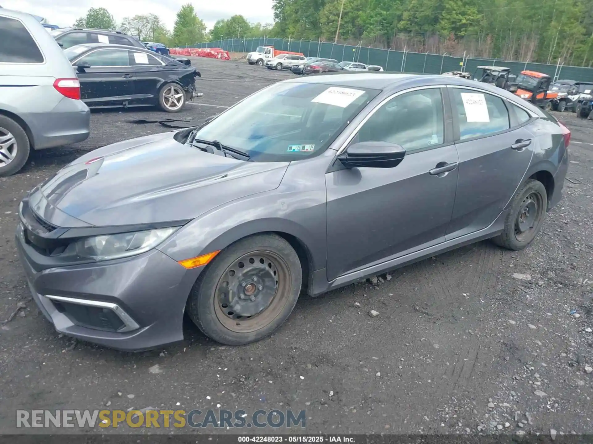 2 Photograph of a damaged car 2HGFC2F68KH590327 HONDA CIVIC 2019