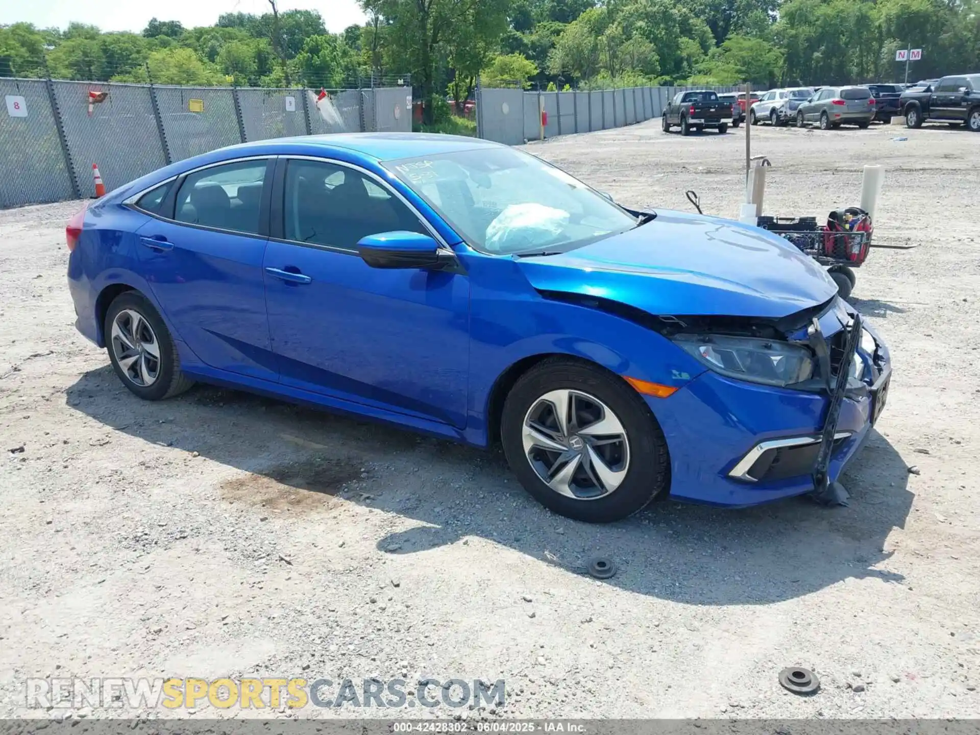 1 Photograph of a damaged car 2HGFC2F69KH538933 HONDA CIVIC 2019