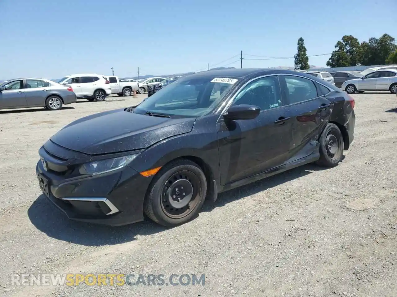 1 Photograph of a damaged car 2HGFC2F69KH538981 HONDA CIVIC 2019