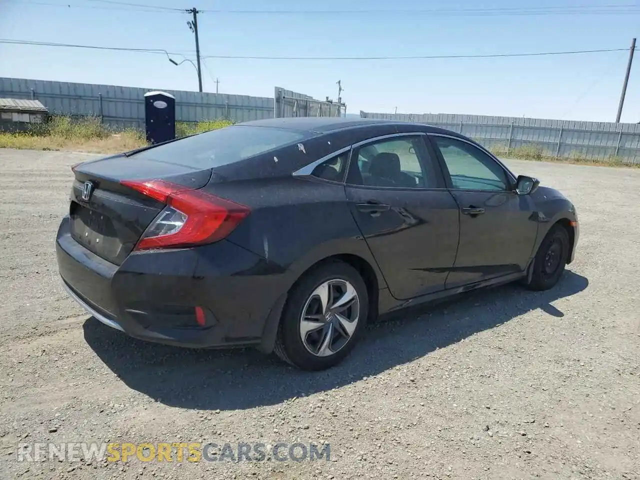 3 Photograph of a damaged car 2HGFC2F69KH538981 HONDA CIVIC 2019