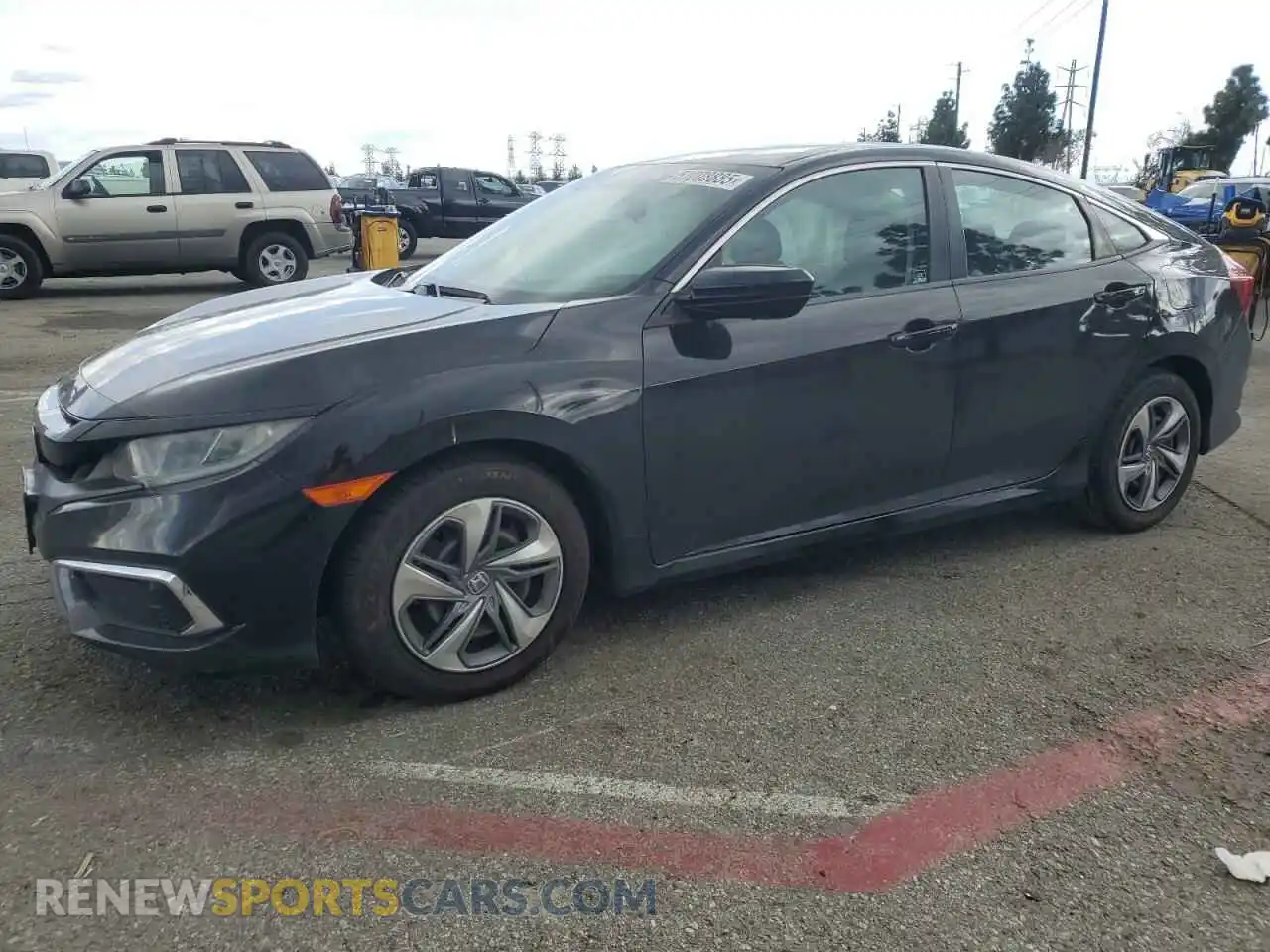 1 Photograph of a damaged car 2HGFC2F69KH550273 HONDA CIVIC 2019