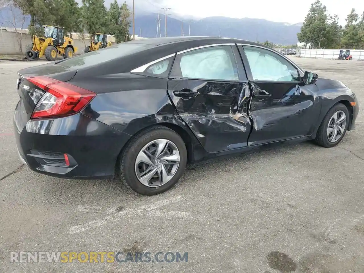 3 Photograph of a damaged car 2HGFC2F69KH550273 HONDA CIVIC 2019