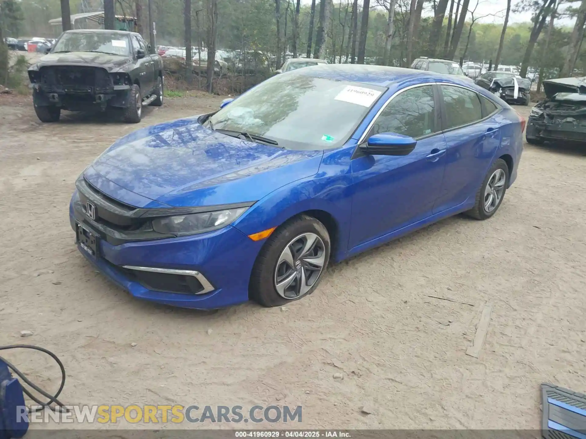 2 Photograph of a damaged car 2HGFC2F69KH569695 HONDA CIVIC 2019