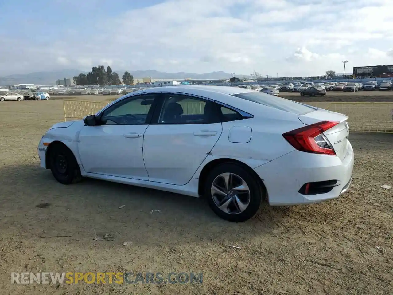 2 Photograph of a damaged car 2HGFC2F69KH597030 HONDA CIVIC 2019