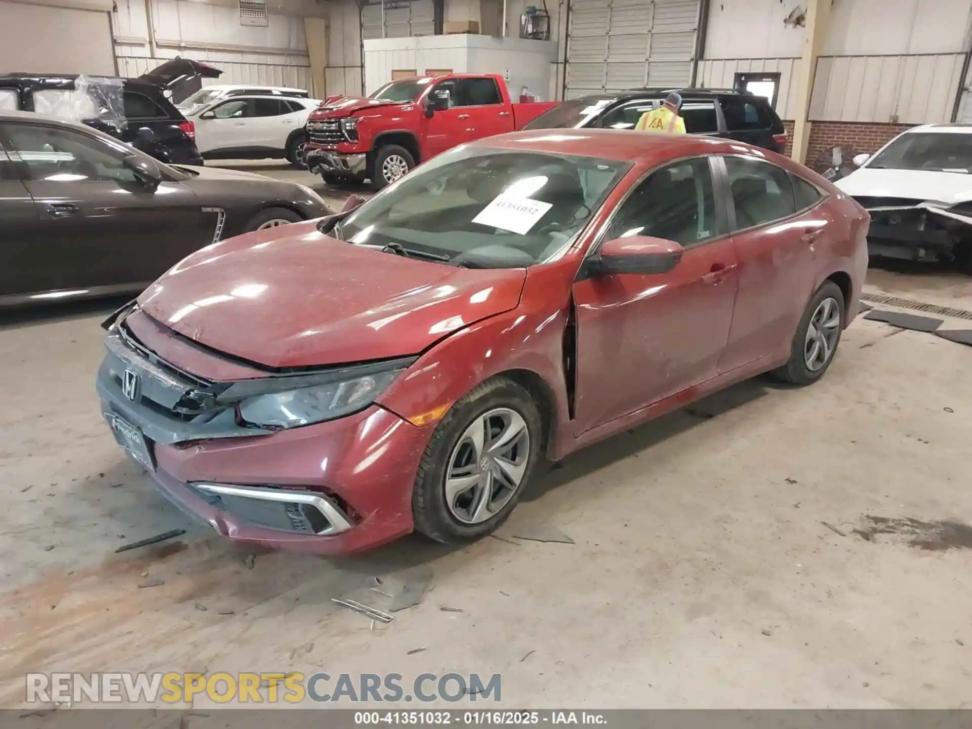 2 Photograph of a damaged car 2HGFC2F6XKH512146 HONDA CIVIC 2019