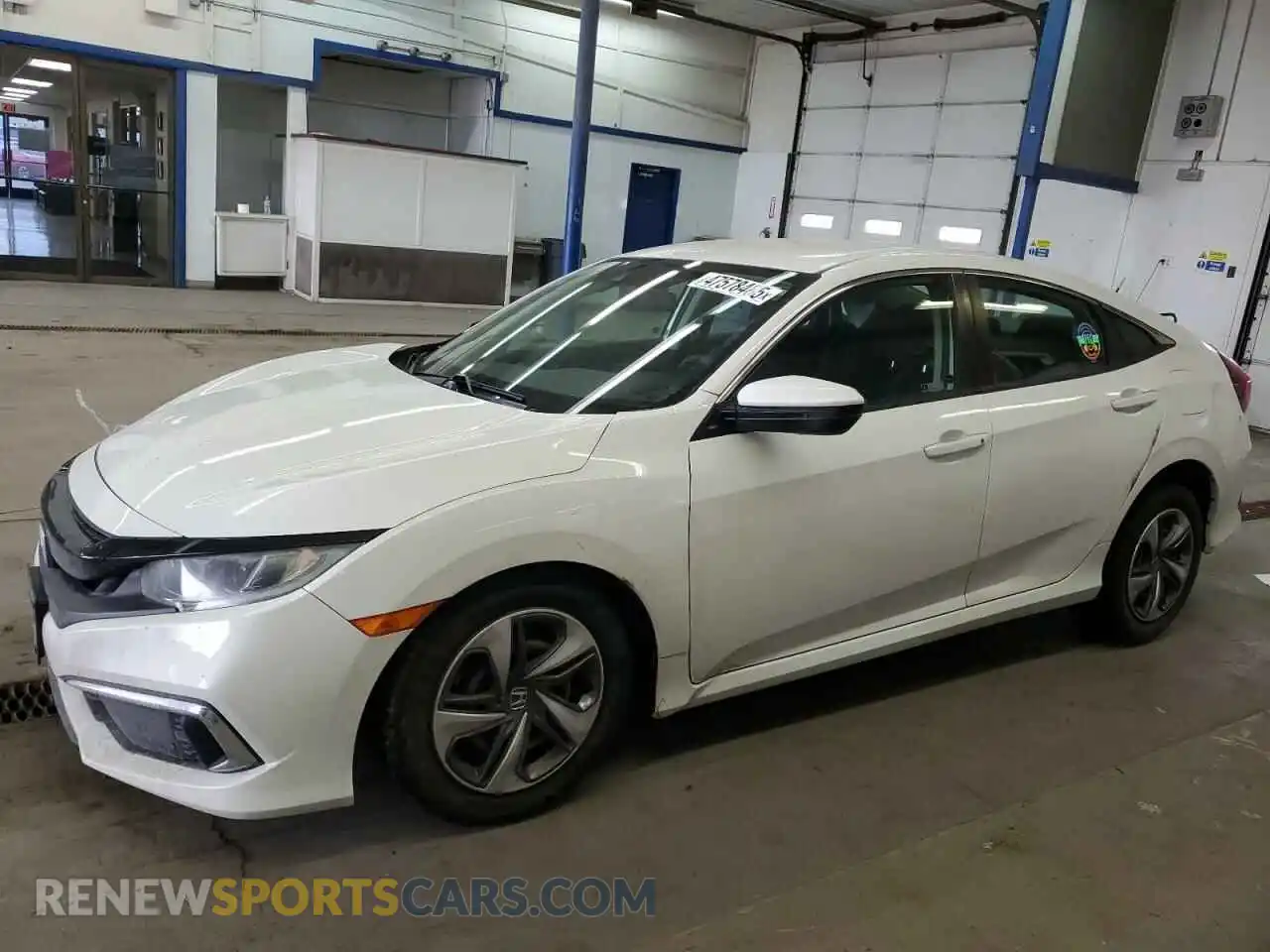 1 Photograph of a damaged car 2HGFC2F6XKH521221 HONDA CIVIC 2019