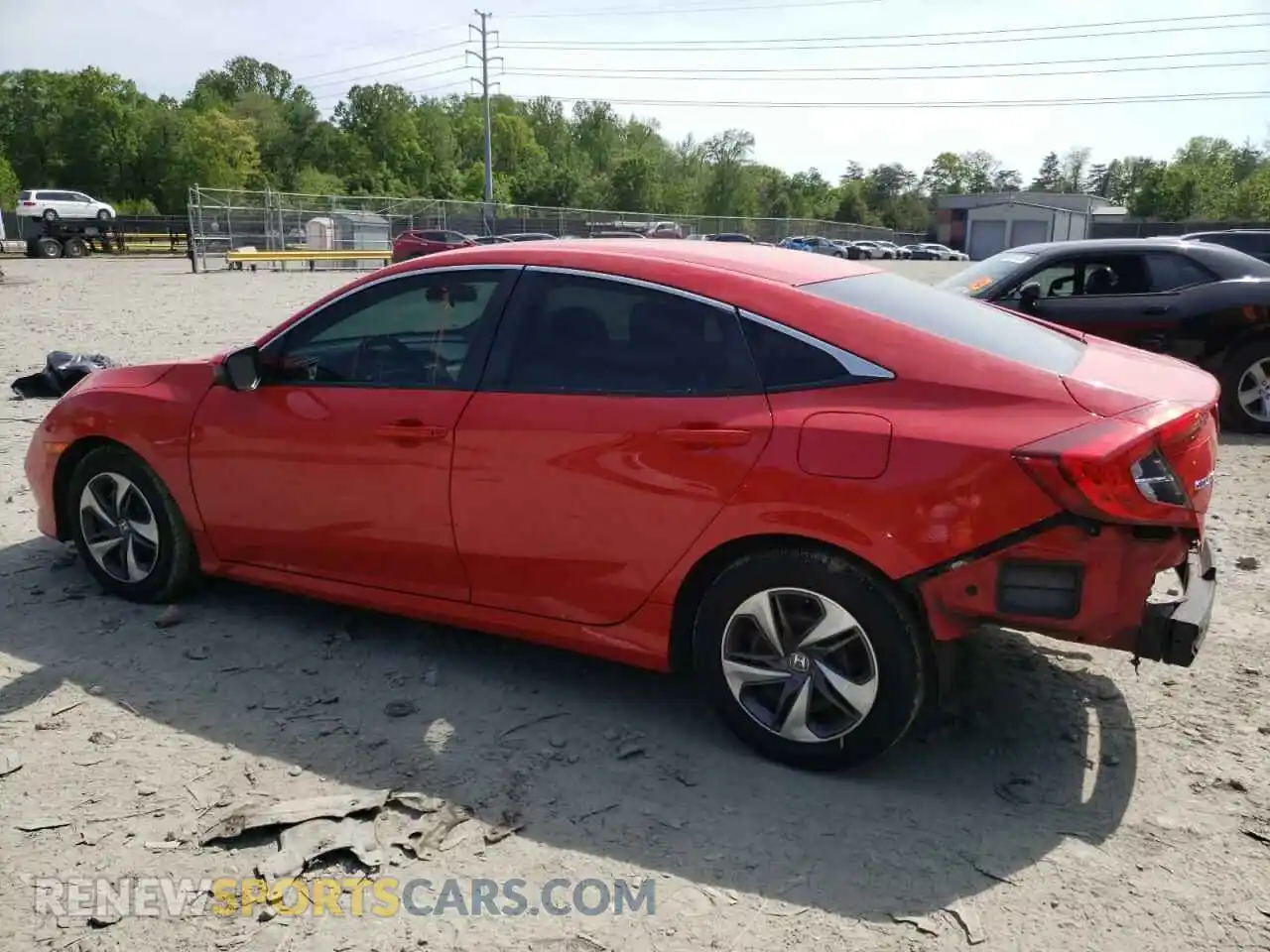 2 fotografías del automóvil dañado 2HGFC2F6XKH563002 HONDA CIVIC 2019