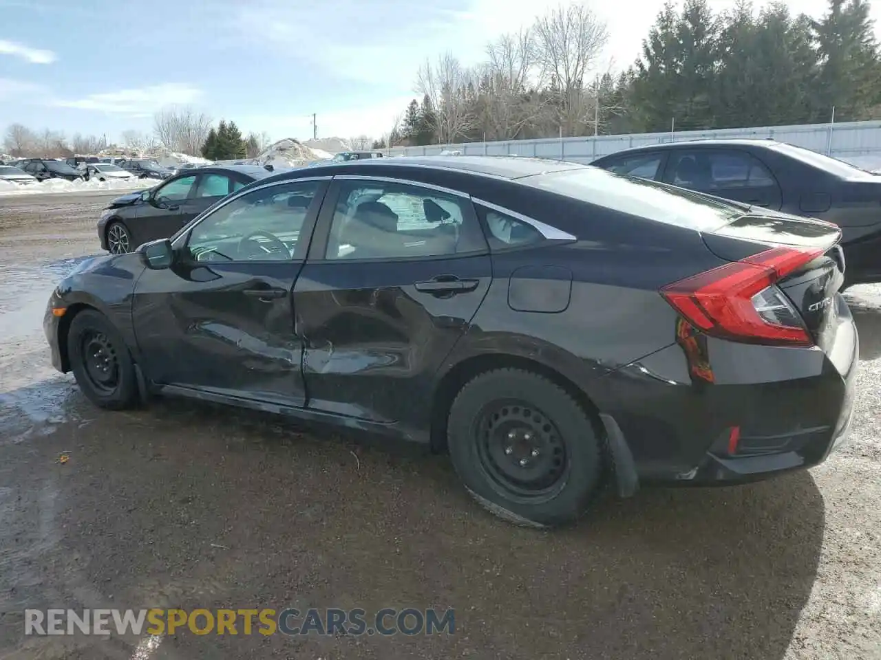2 Photograph of a damaged car 2HGFC2F73KH032300 HONDA CIVIC 2019