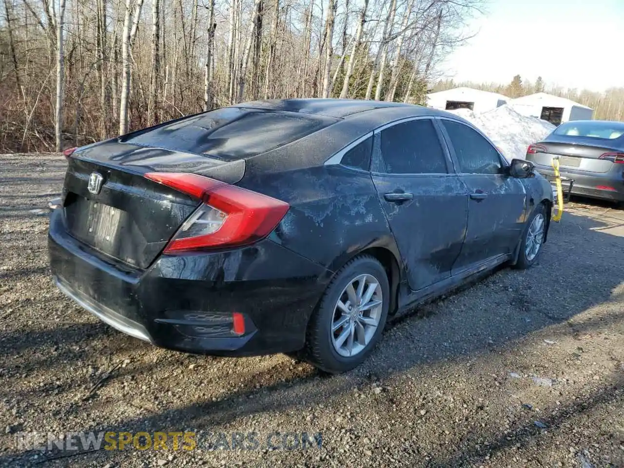 3 Photograph of a damaged car 2HGFC2F73KH036945 HONDA CIVIC 2019