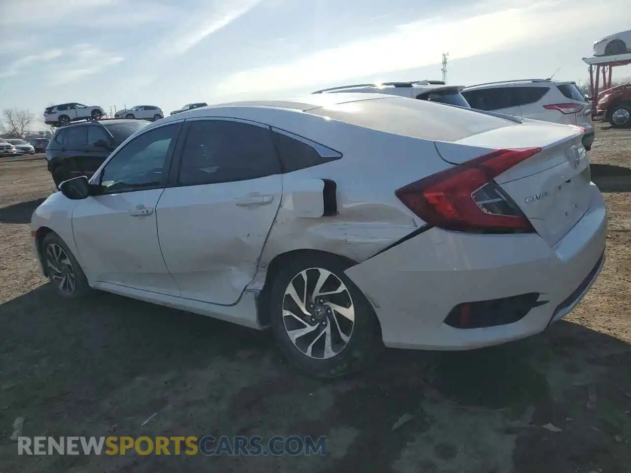 2 Photograph of a damaged car 2HGFC2F74KH018888 HONDA CIVIC 2019