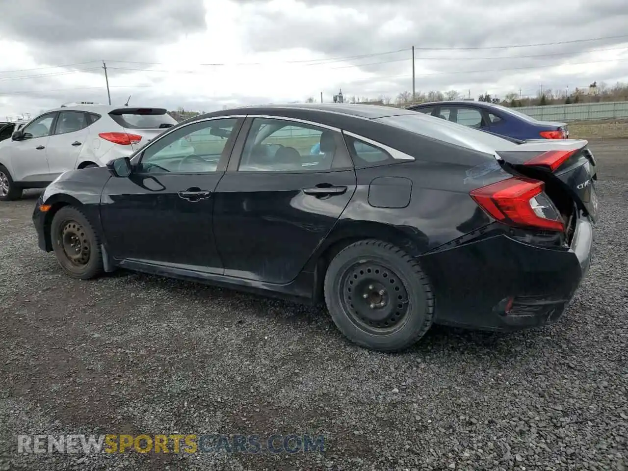2 Photograph of a damaged car 2HGFC2F74KH034136 HONDA CIVIC 2019