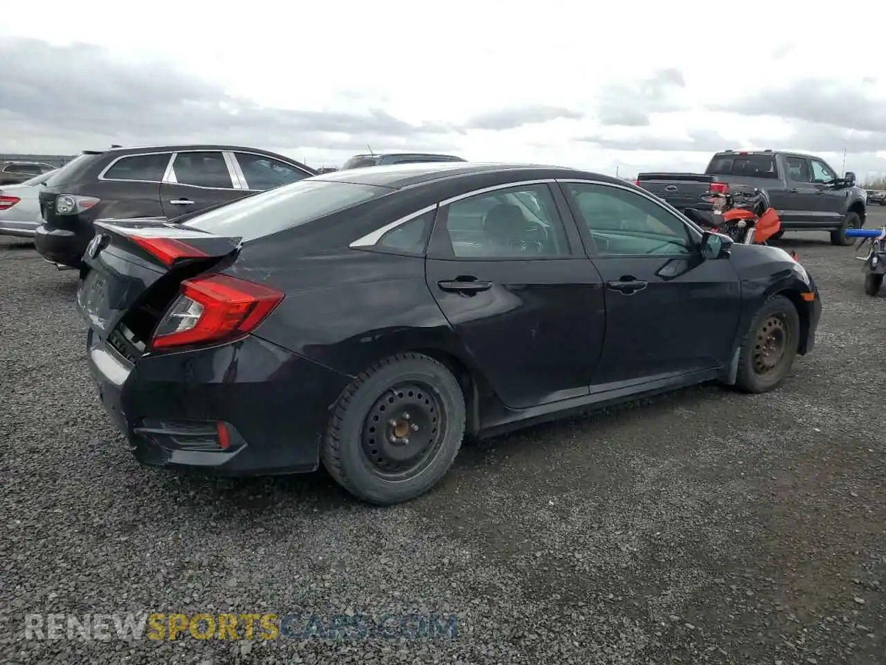 3 Photograph of a damaged car 2HGFC2F74KH034136 HONDA CIVIC 2019
