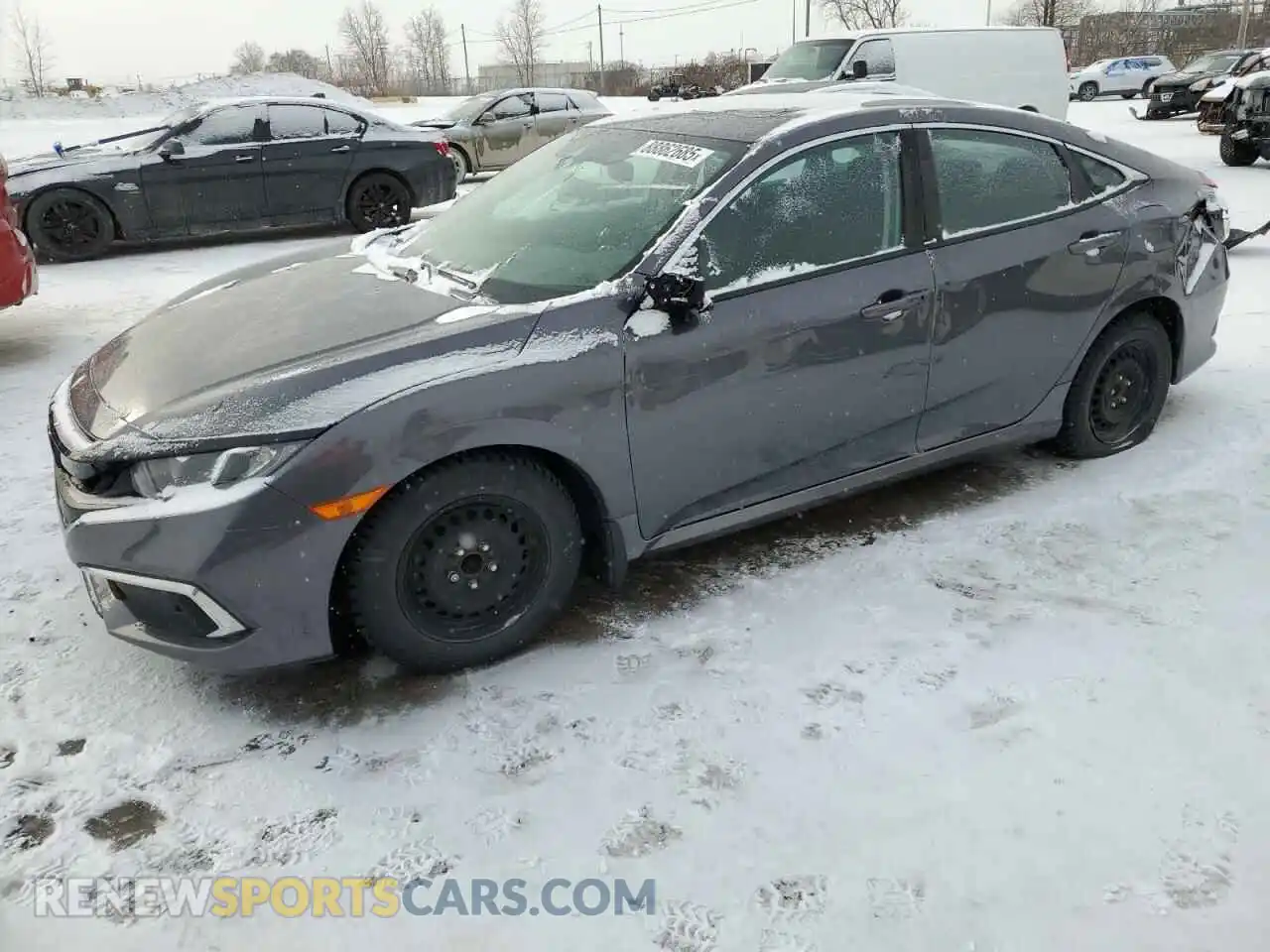 1 Photograph of a damaged car 2HGFC2F77KH034647 HONDA CIVIC 2019