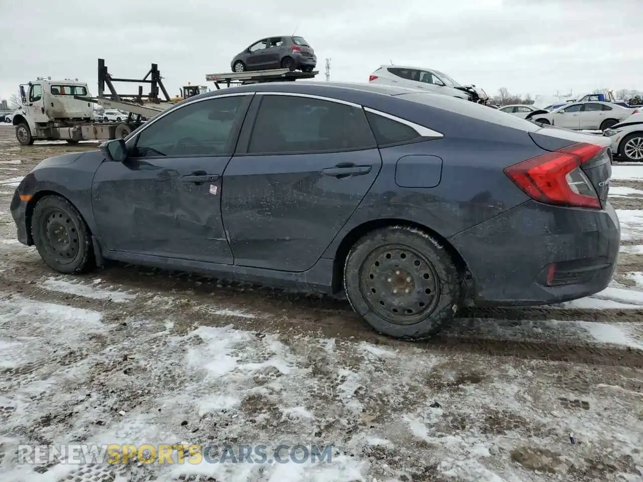 2 Photograph of a damaged car 2HGFC2F79KH023116 HONDA CIVIC 2019