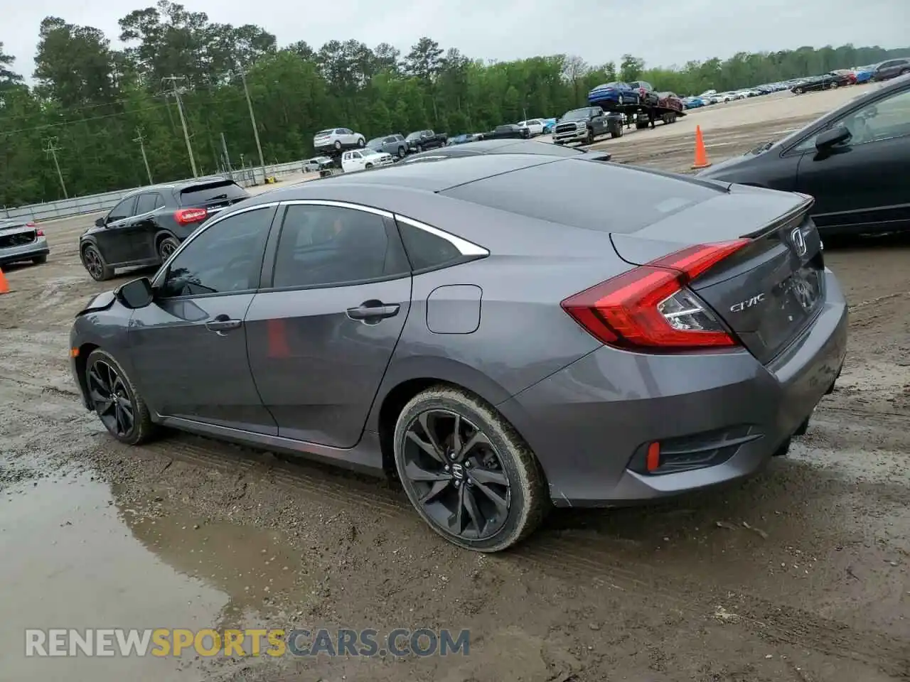 2 Photograph of a damaged car 2HGFC2F80KH503909 HONDA CIVIC 2019