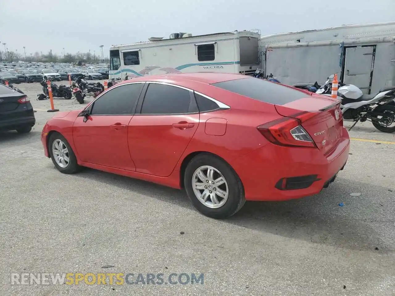 2 Photograph of a damaged car 2HGFC2F80KH517096 HONDA CIVIC 2019