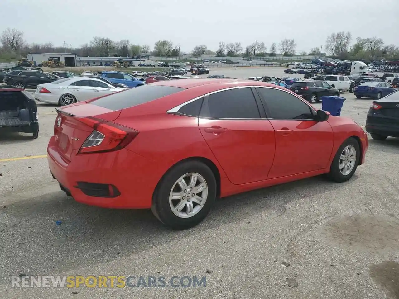 3 Photograph of a damaged car 2HGFC2F80KH517096 HONDA CIVIC 2019