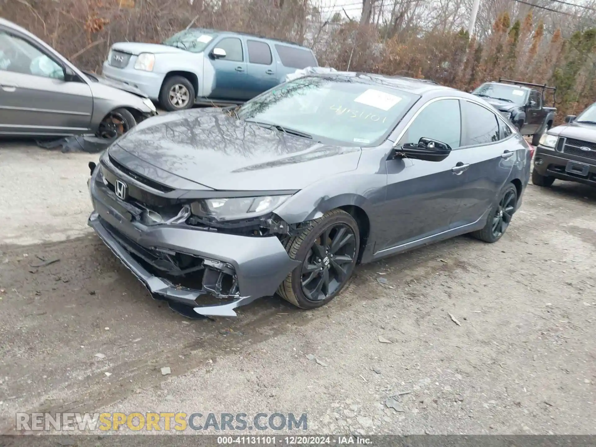2 Photograph of a damaged car 2HGFC2F80KH592798 HONDA CIVIC 2019