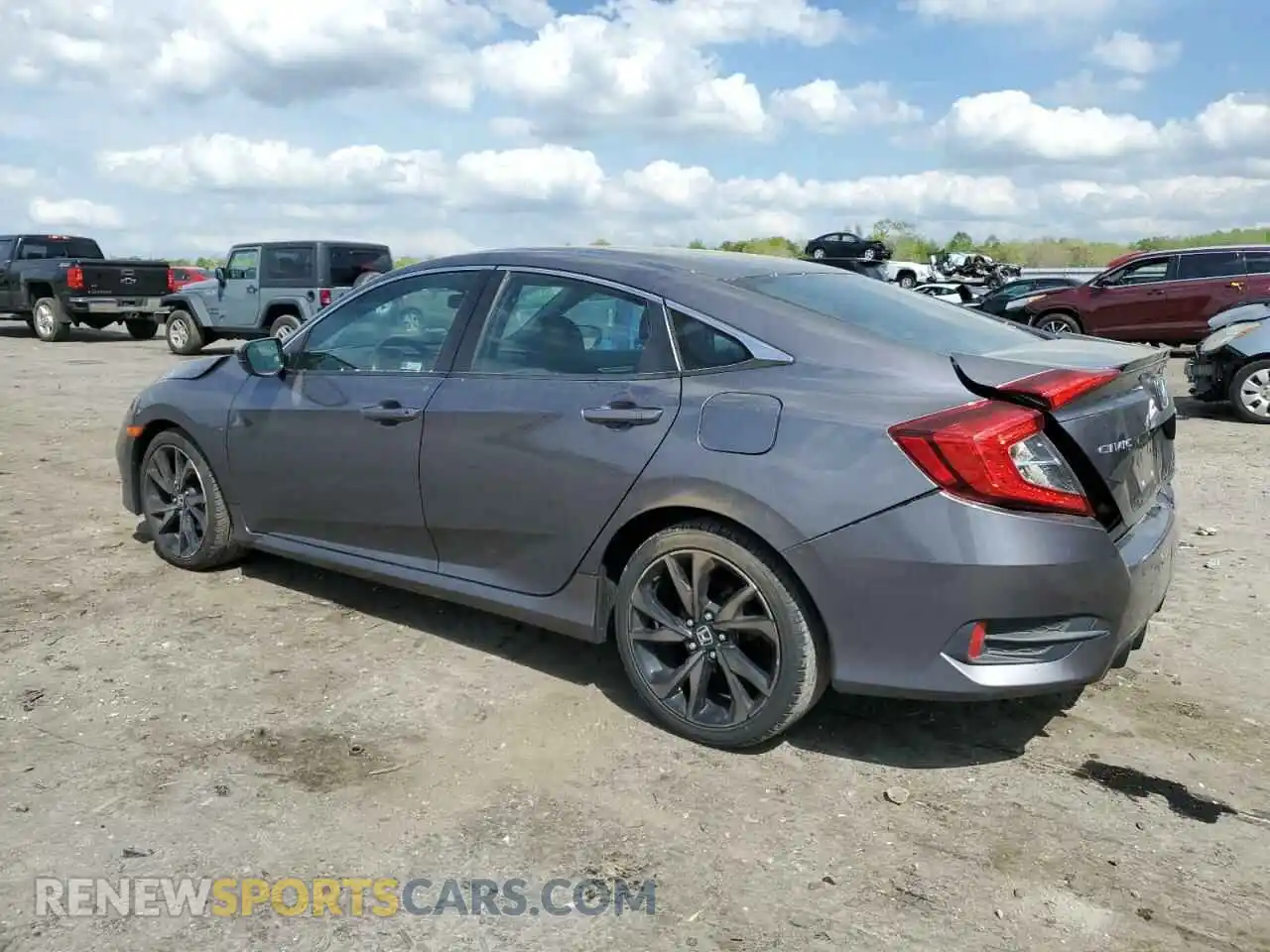 2 Photograph of a damaged car 2HGFC2F81KH513171 HONDA CIVIC 2019