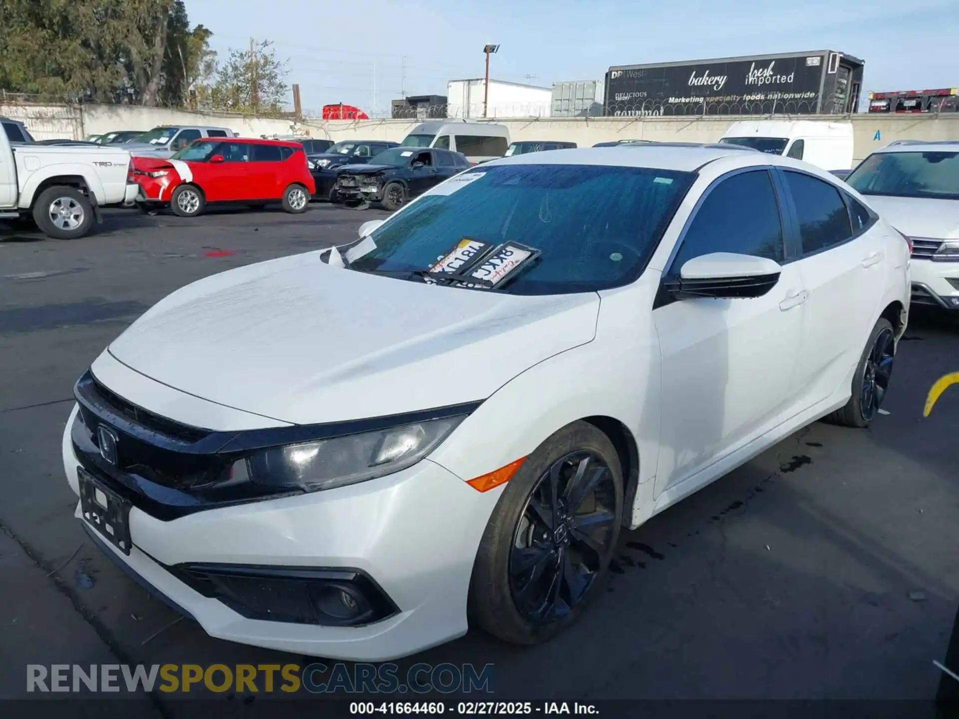 2 Photograph of a damaged car 2HGFC2F81KH517530 HONDA CIVIC 2019