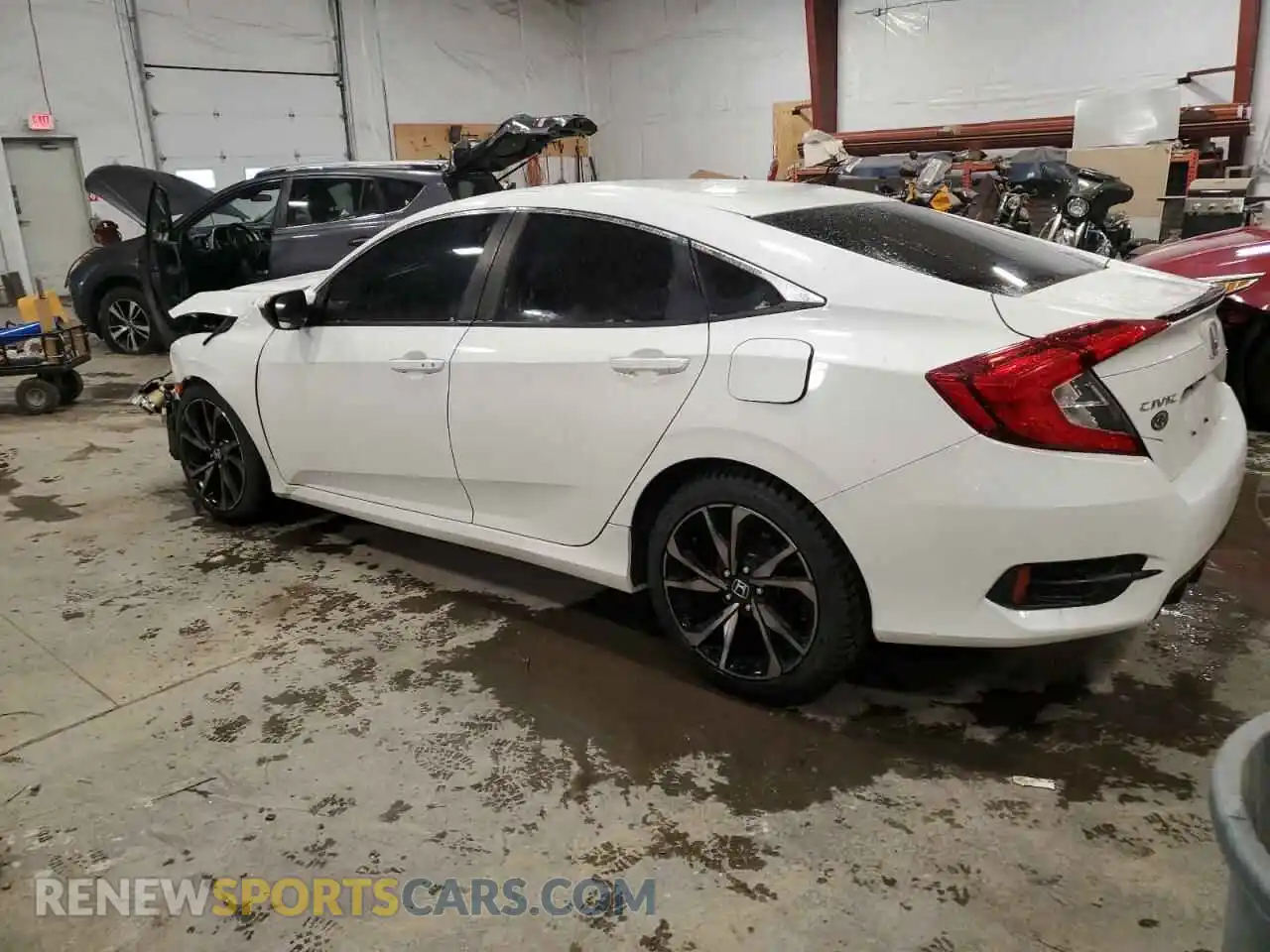 2 Photograph of a damaged car 2HGFC2F81KH530911 HONDA CIVIC 2019