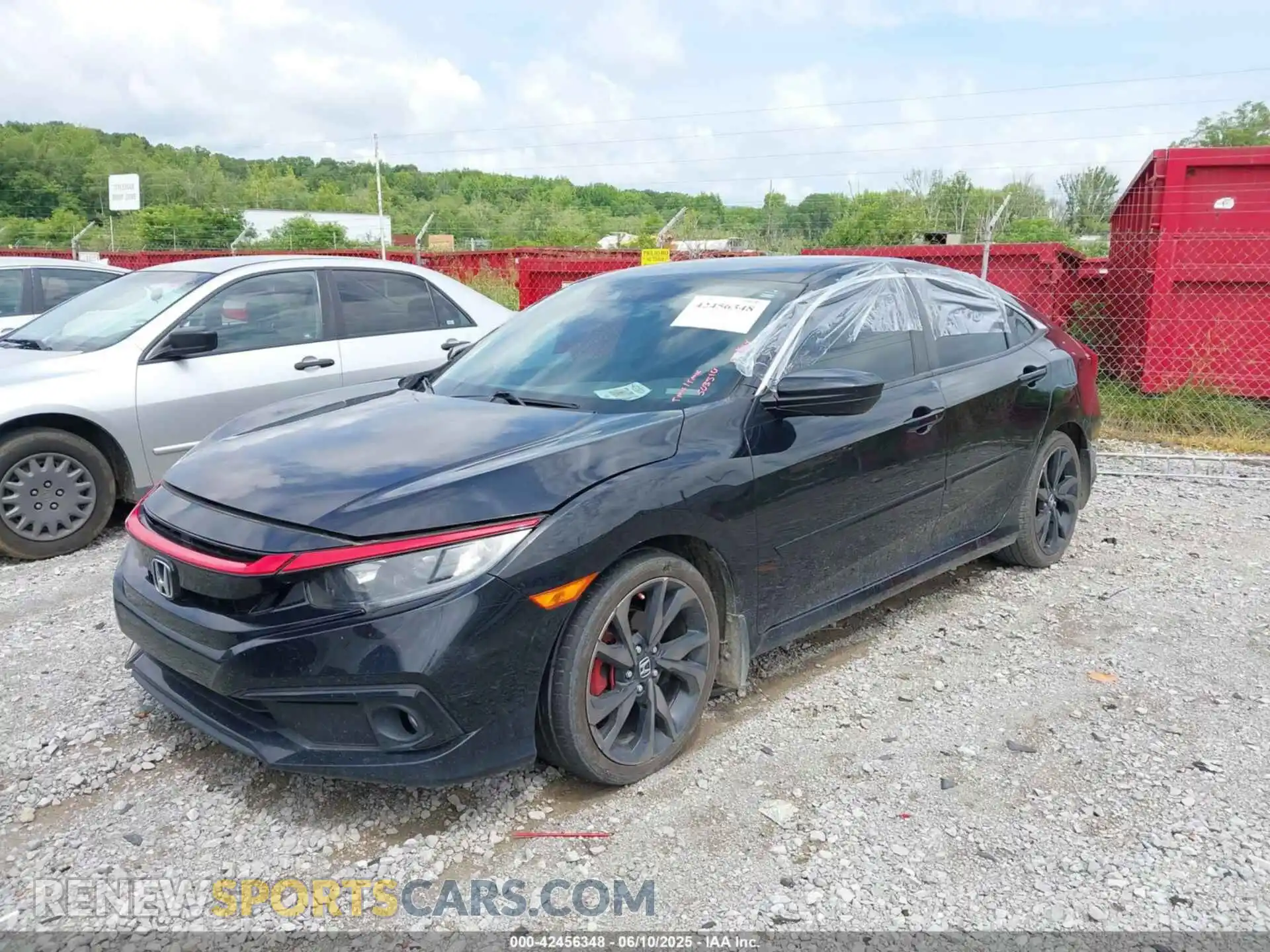 2 Photograph of a damaged car 2HGFC2F82KH503510 HONDA CIVIC 2019