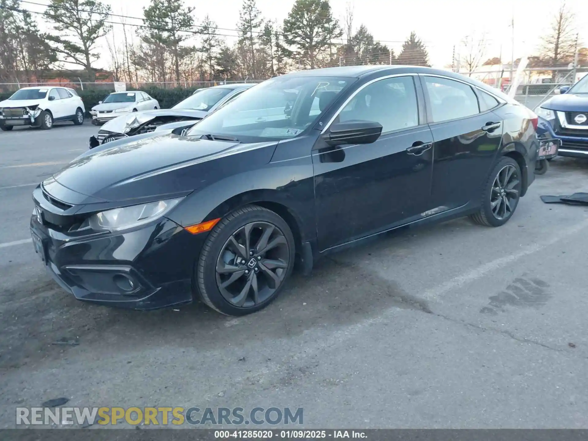 2 Photograph of a damaged car 2HGFC2F82KH525734 HONDA CIVIC 2019