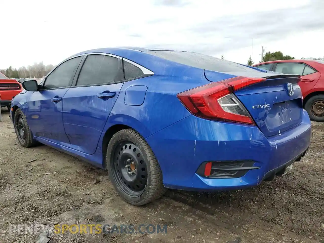 2 Photograph of a damaged car 2HGFC2F83KH020737 HONDA CIVIC 2019