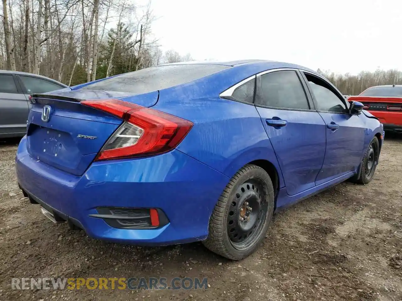 3 Photograph of a damaged car 2HGFC2F83KH020737 HONDA CIVIC 2019
