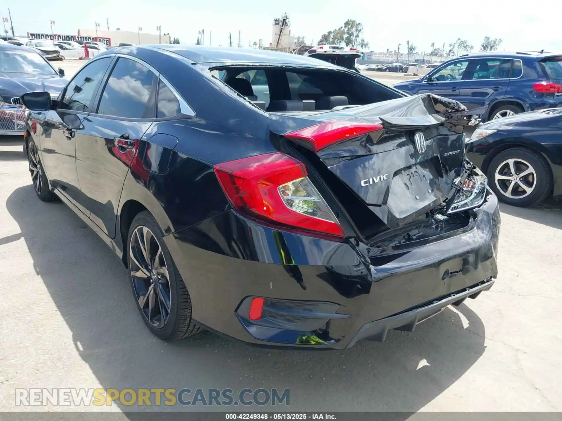 3 Photograph of a damaged car 2HGFC2F83KH521367 HONDA CIVIC 2019