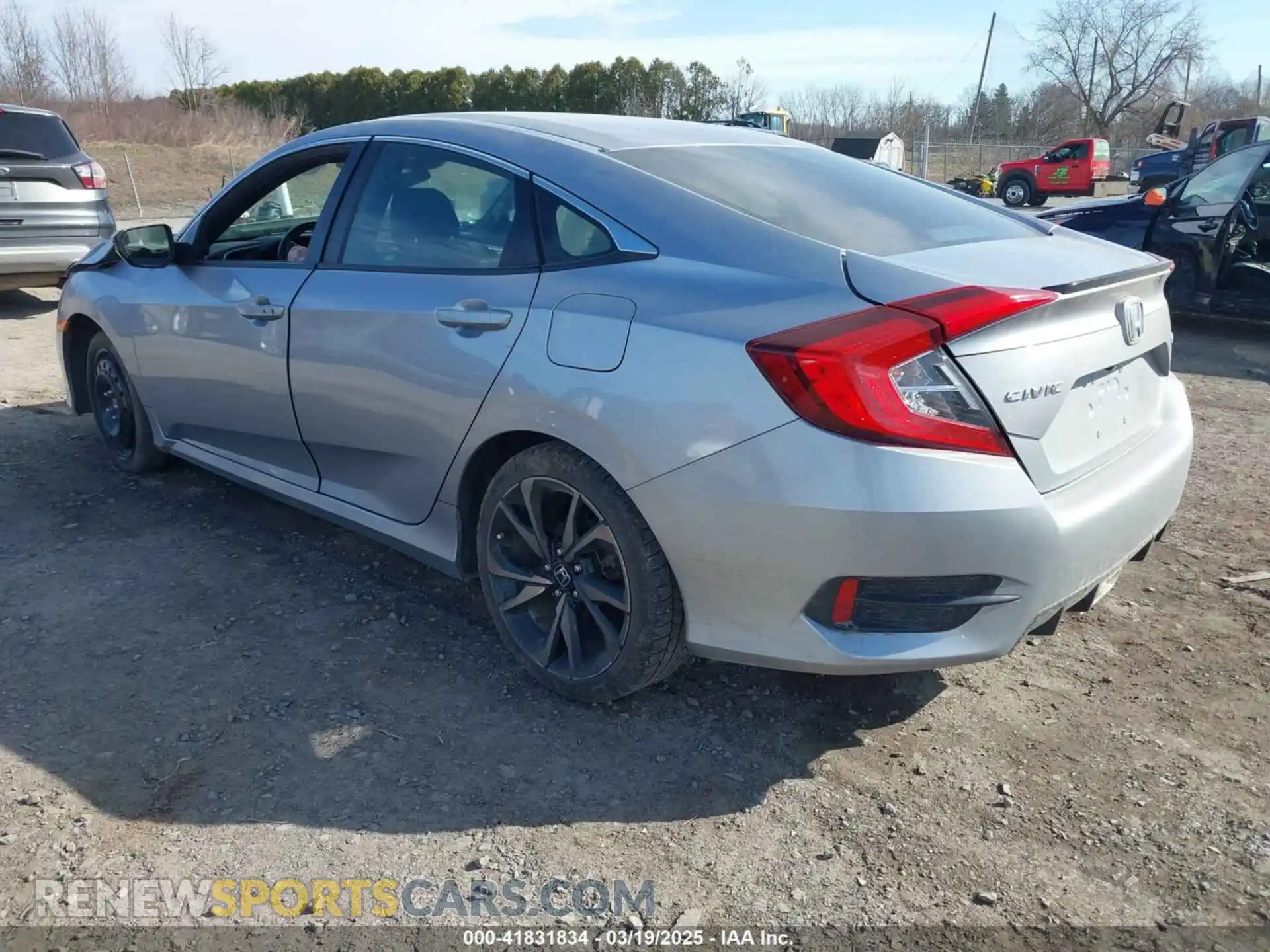 3 Photograph of a damaged car 2HGFC2F83KH542347 HONDA CIVIC 2019