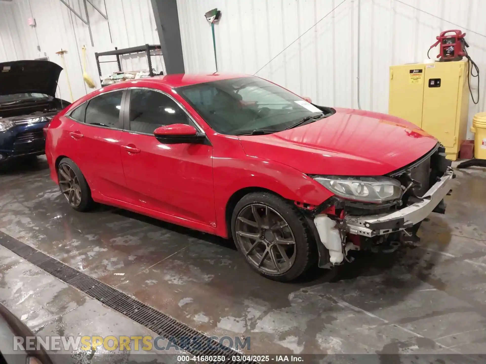 1 Photograph of a damaged car 2HGFC2F83KH552019 HONDA CIVIC 2019