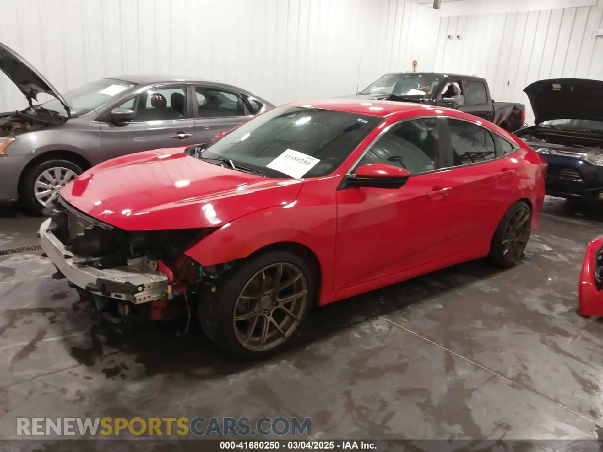 2 Photograph of a damaged car 2HGFC2F83KH552019 HONDA CIVIC 2019