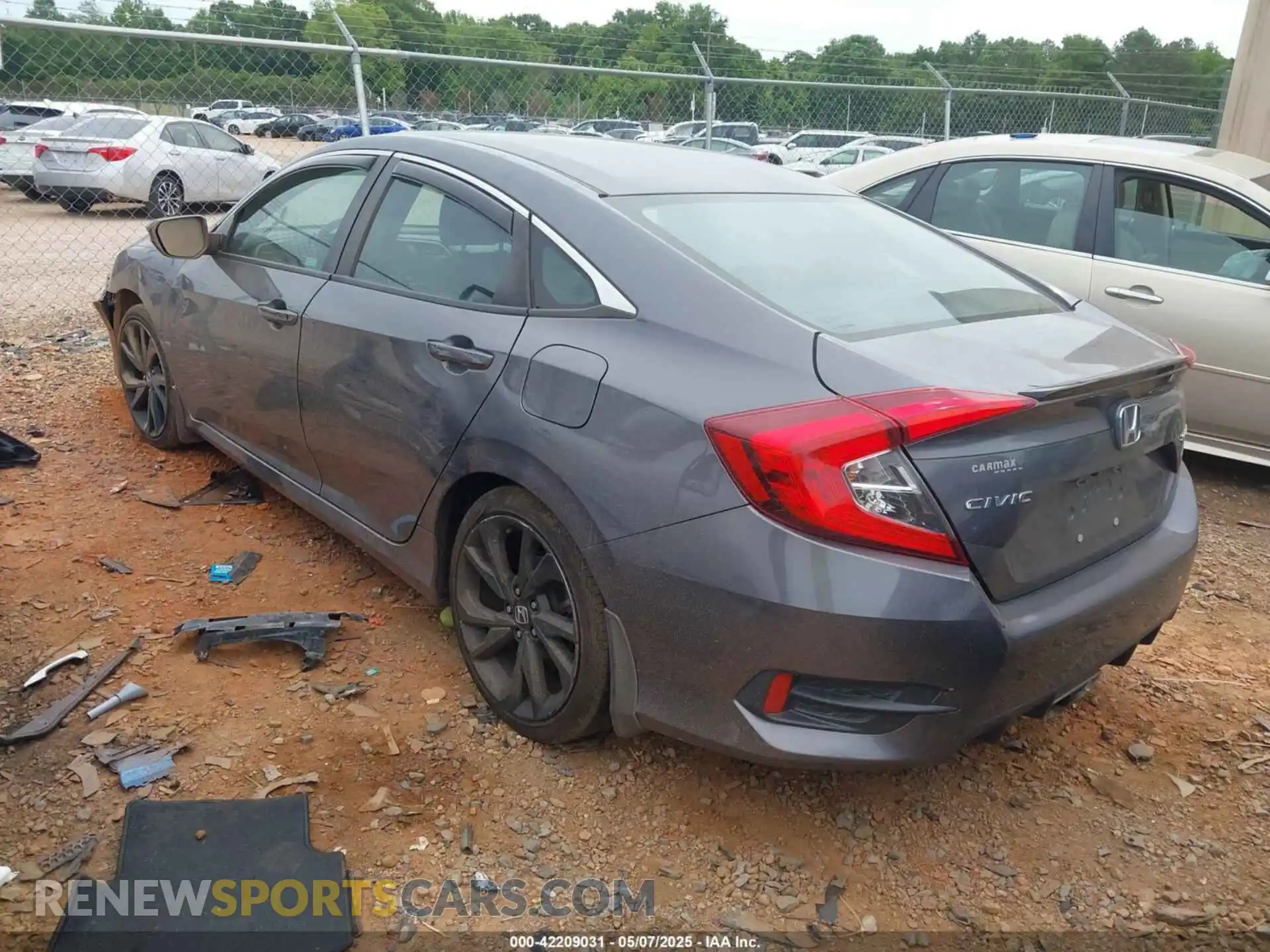 3 Photograph of a damaged car 2HGFC2F83KH562064 HONDA CIVIC 2019