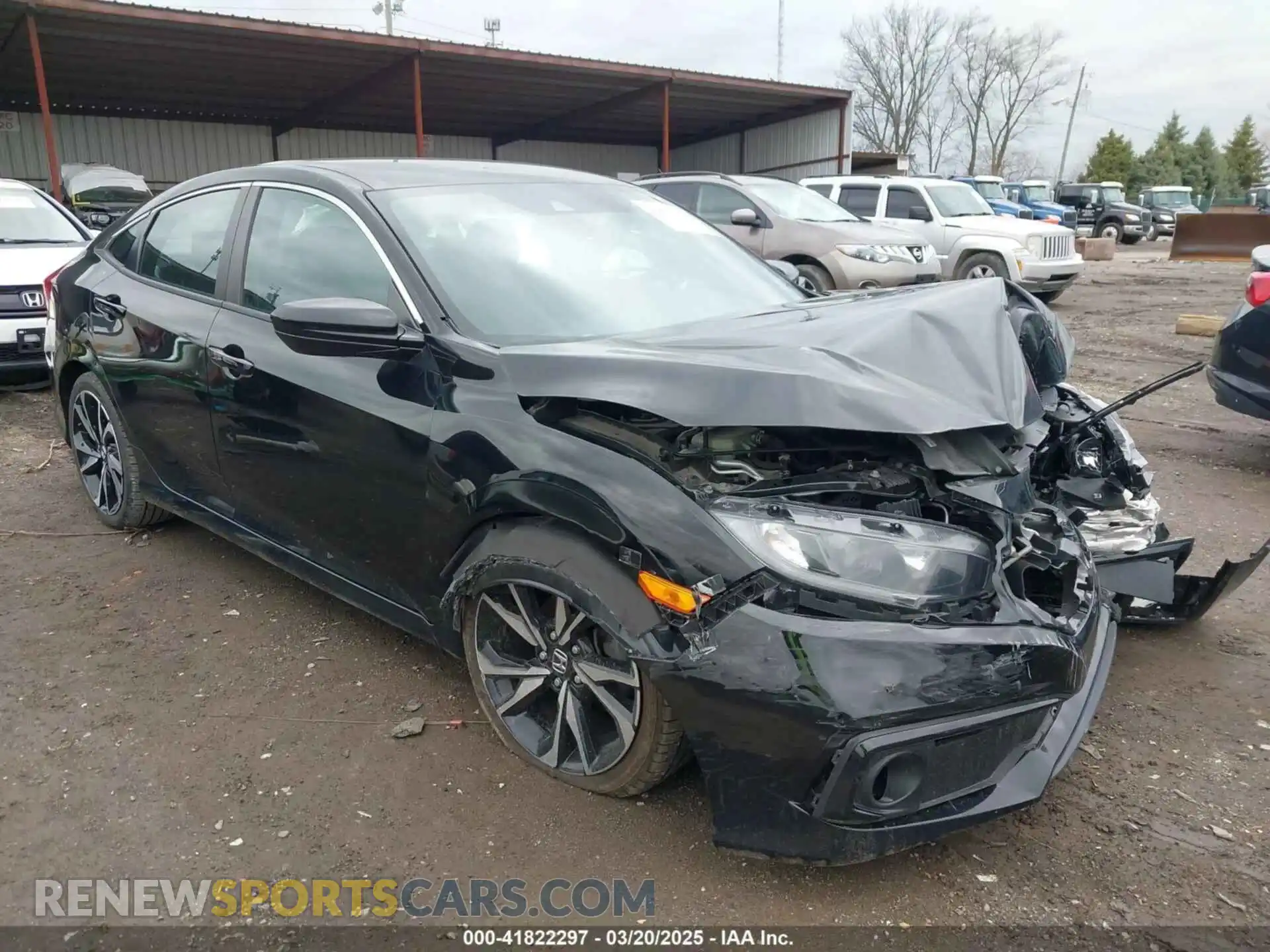 1 Фотография поврежденного автомобиля 2HGFC2F83KH566955 HONDA CIVIC 2019