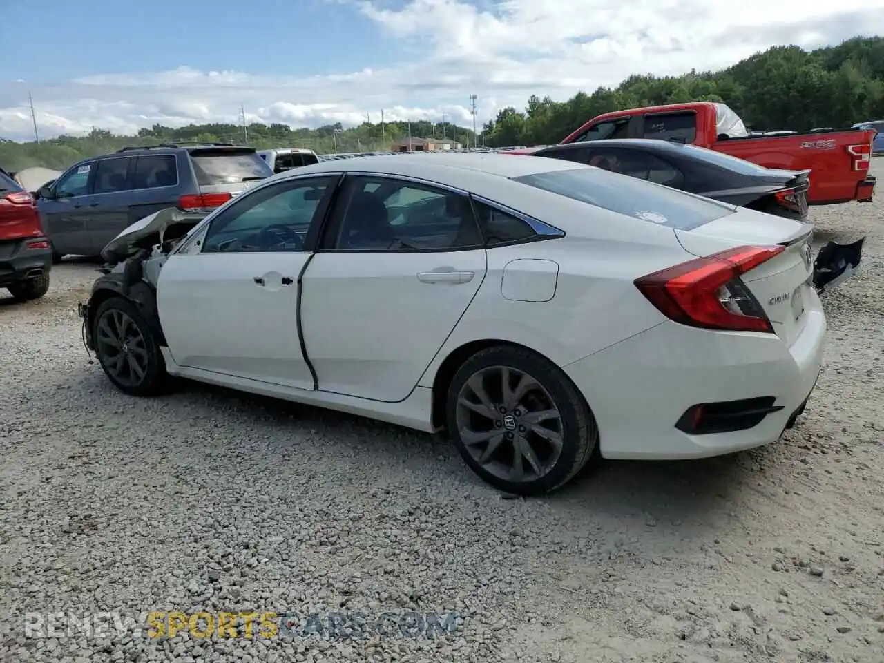 2 Фотография поврежденного автомобиля 2HGFC2F83KH569998 HONDA CIVIC 2019