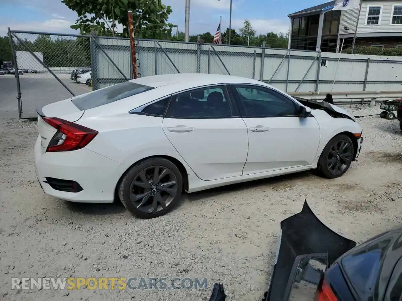 3 Фотография поврежденного автомобиля 2HGFC2F83KH569998 HONDA CIVIC 2019