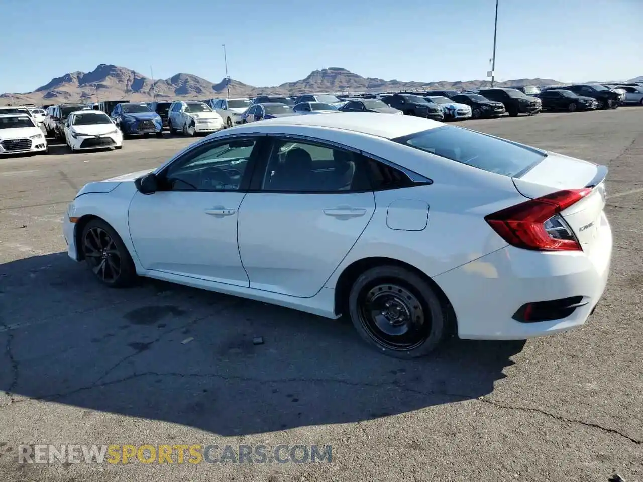 2 Photograph of a damaged car 2HGFC2F83KH587014 HONDA CIVIC 2019