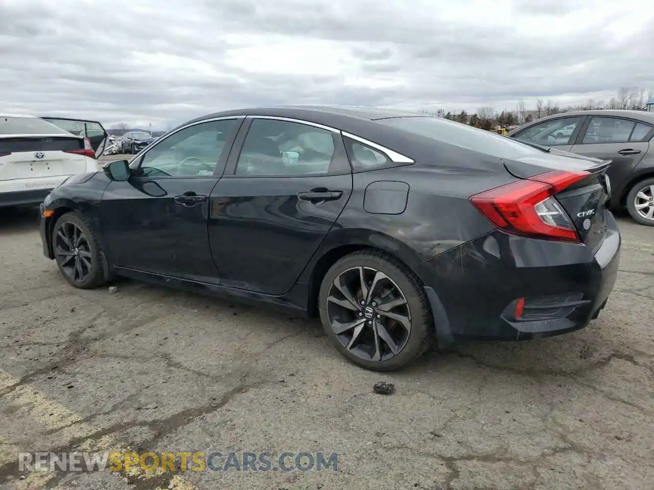 2 Photograph of a damaged car 2HGFC2F84KH532149 HONDA CIVIC 2019