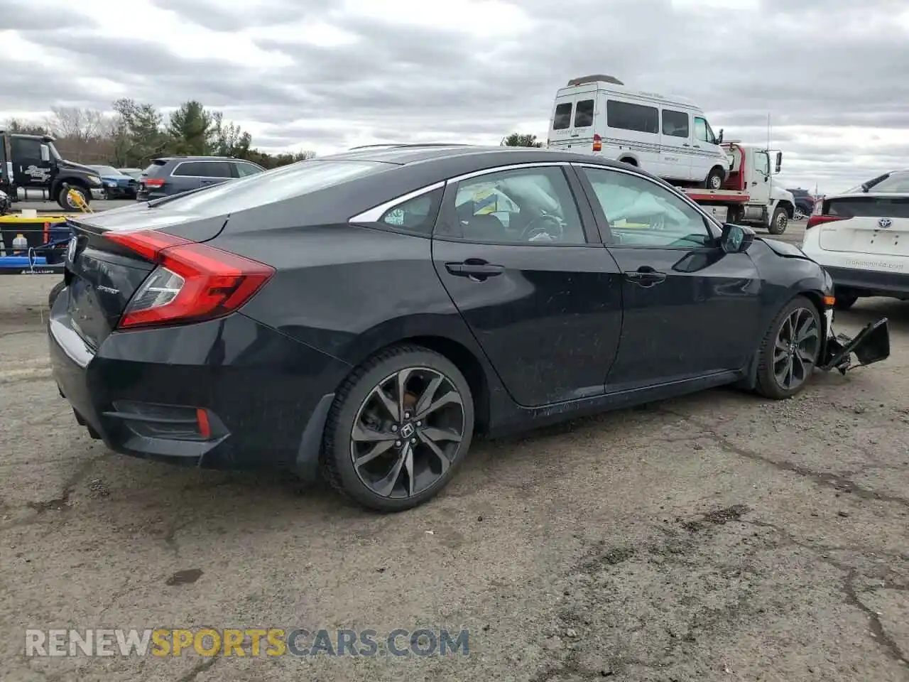 3 Photograph of a damaged car 2HGFC2F84KH532149 HONDA CIVIC 2019
