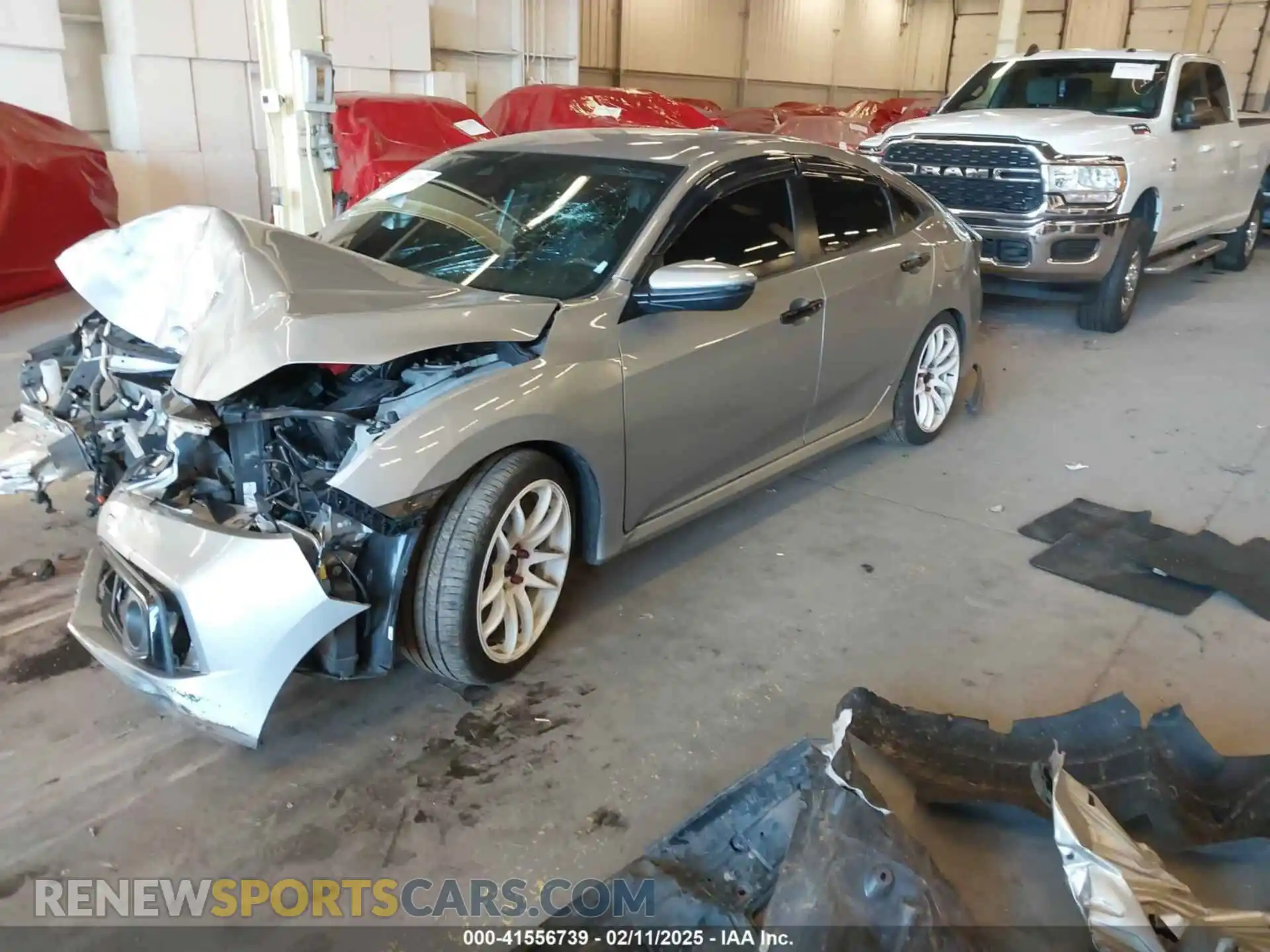 2 Photograph of a damaged car 2HGFC2F84KH576619 HONDA CIVIC 2019