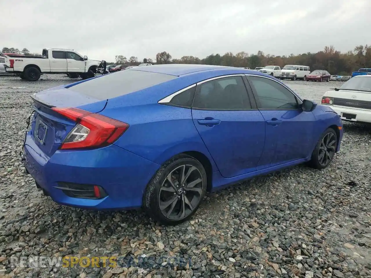 3 Photograph of a damaged car 2HGFC2F84KH577527 HONDA CIVIC 2019