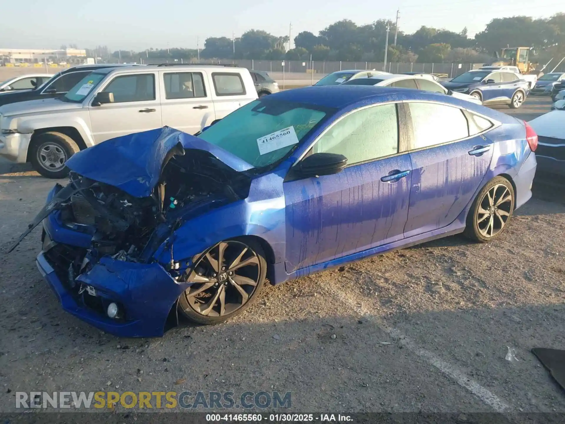 2 Photograph of a damaged car 2HGFC2F84KH586468 HONDA CIVIC 2019