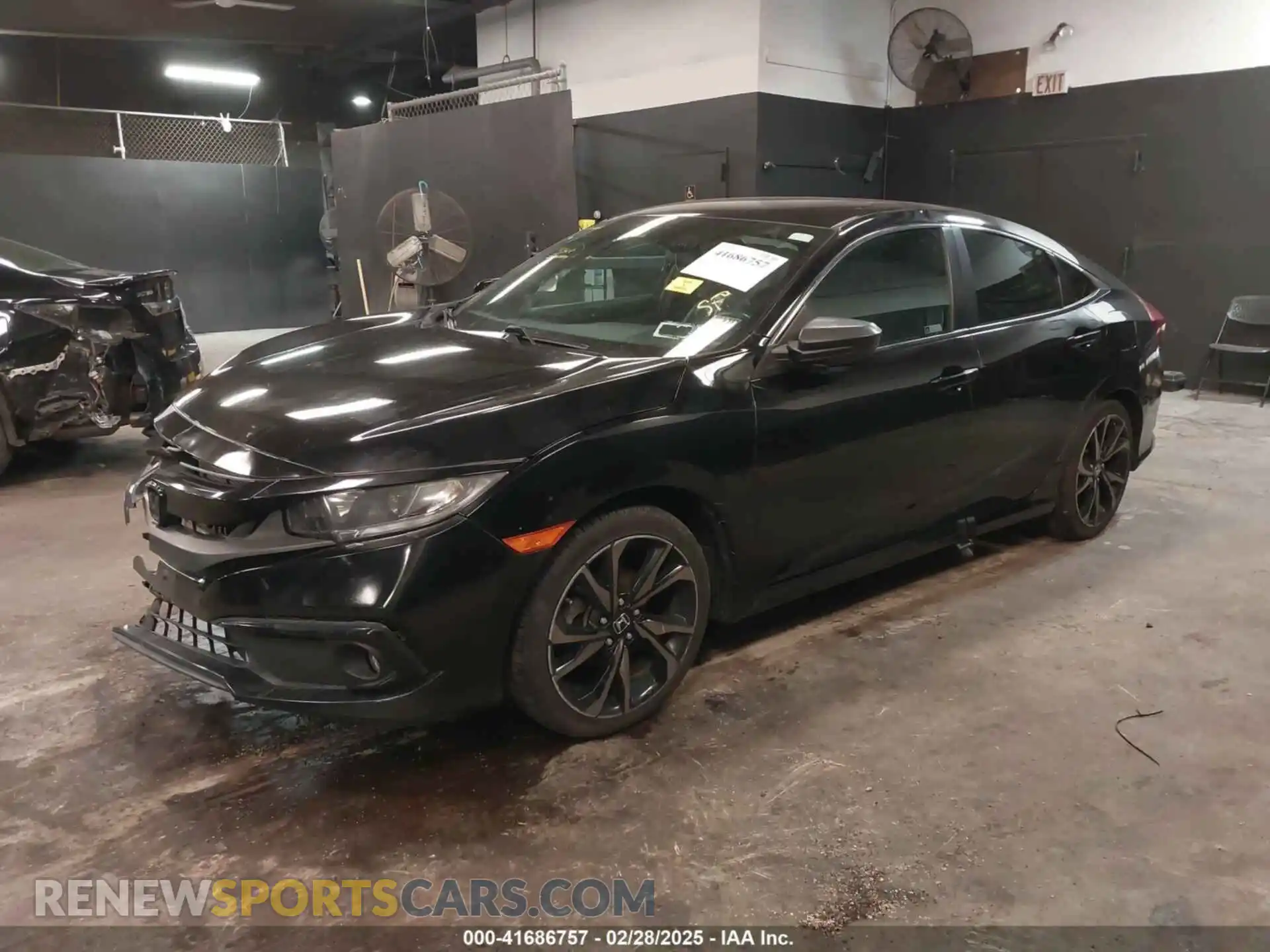 2 Photograph of a damaged car 2HGFC2F84KH590469 HONDA CIVIC 2019