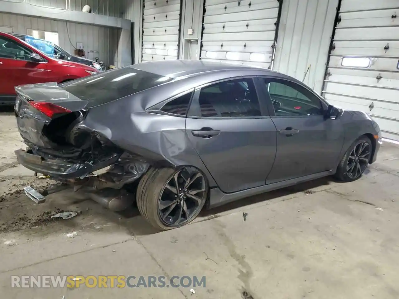 3 Photograph of a damaged car 2HGFC2F85KH524755 HONDA CIVIC 2019