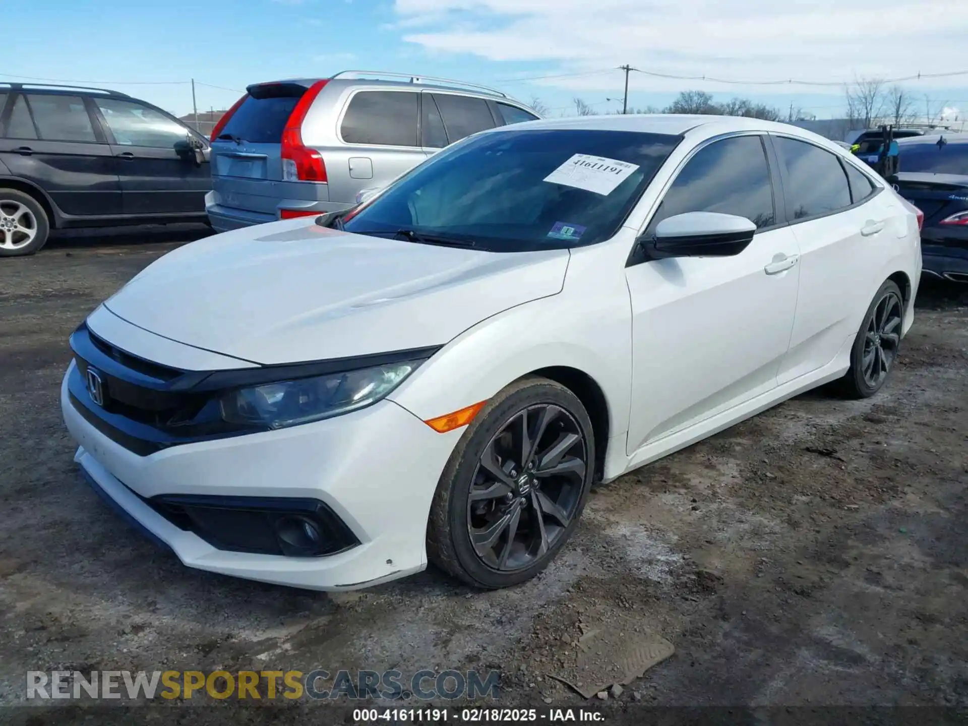 2 Photograph of a damaged car 2HGFC2F85KH583000 HONDA CIVIC 2019