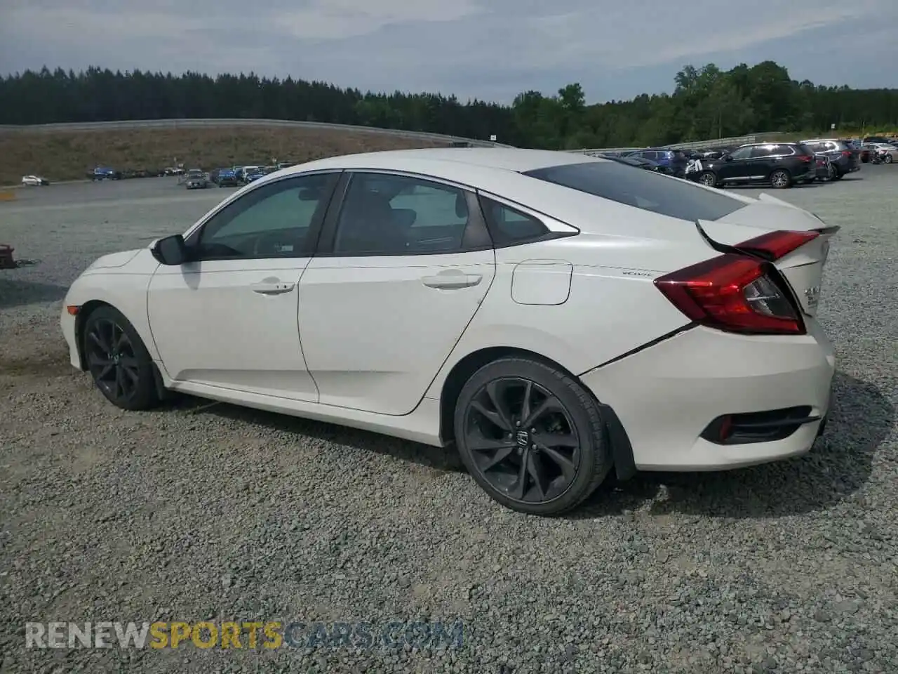 2 Photograph of a damaged car 2HGFC2F85KH600913 HONDA CIVIC 2019