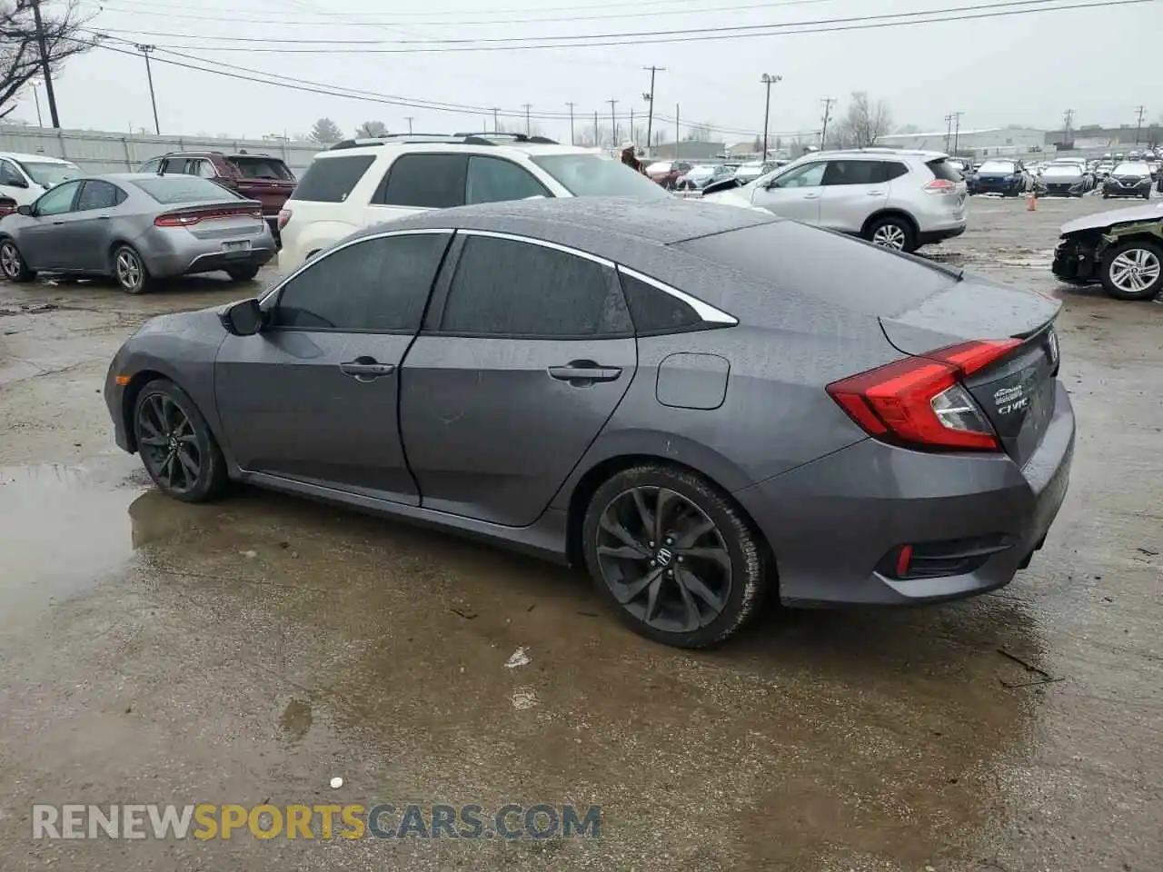 2 Photograph of a damaged car 2HGFC2F86KH503106 HONDA CIVIC 2019