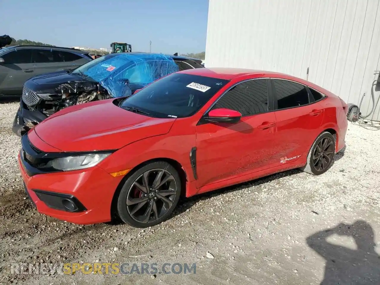 1 Photograph of a damaged car 2HGFC2F86KH516535 HONDA CIVIC 2019