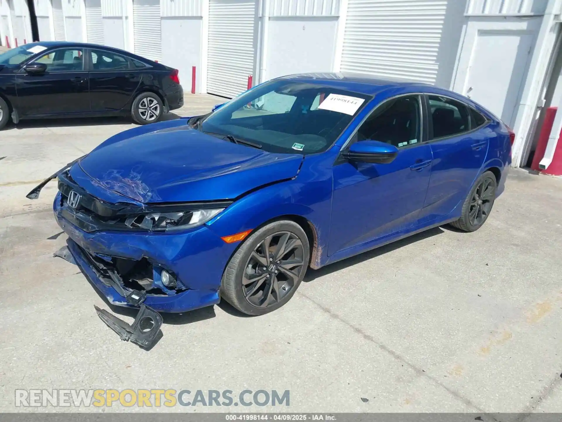 2 Photograph of a damaged car 2HGFC2F86KH525252 HONDA CIVIC 2019
